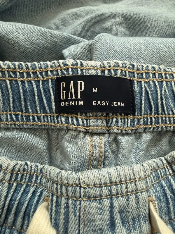 GAP Blue Mid Rise Easy Cargo Jeans - Image 6