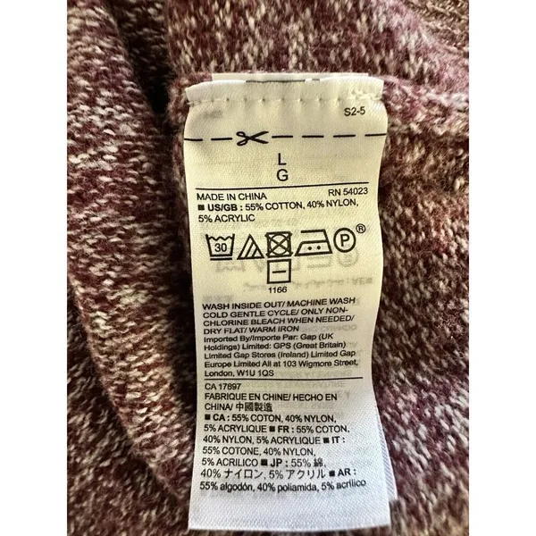 525 America Women's Multicolor Balloon Sleeve Crew Neck Pullover Sweater Large - Image 10