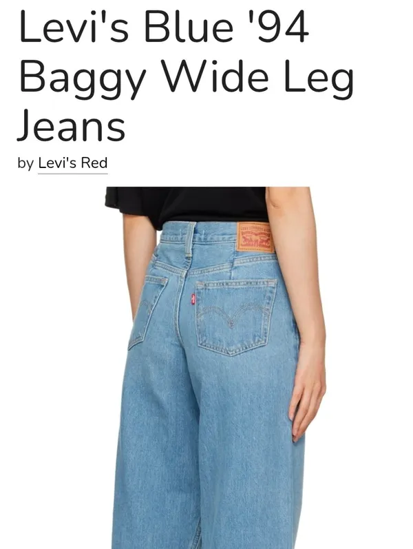 Levi's Baggy Wide Leg - Image 2