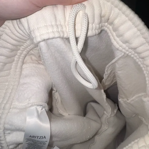 Aritzia cream Joggers - Image 7