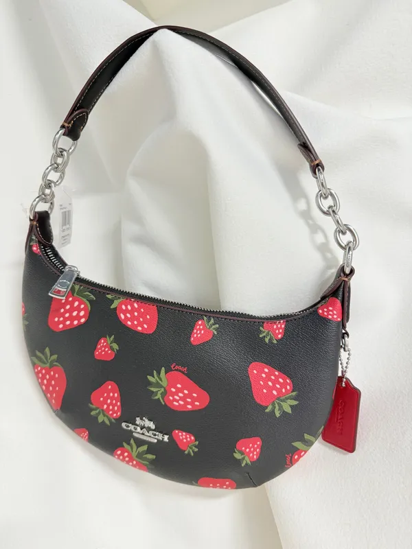 Coach Payton Hobo With Wild Strawberry Print CH330 - Image 2