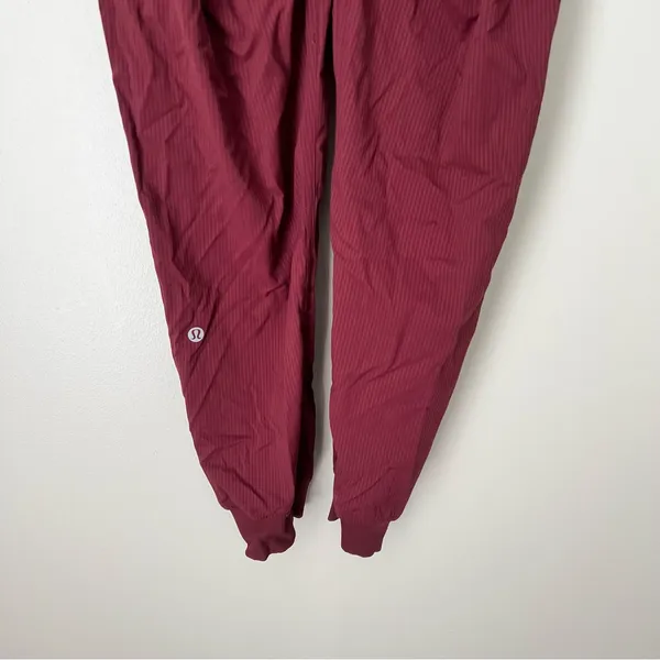 Lululemon Burgundy Maroon Dance Studio Jogger Pants Size 2 - Image 7