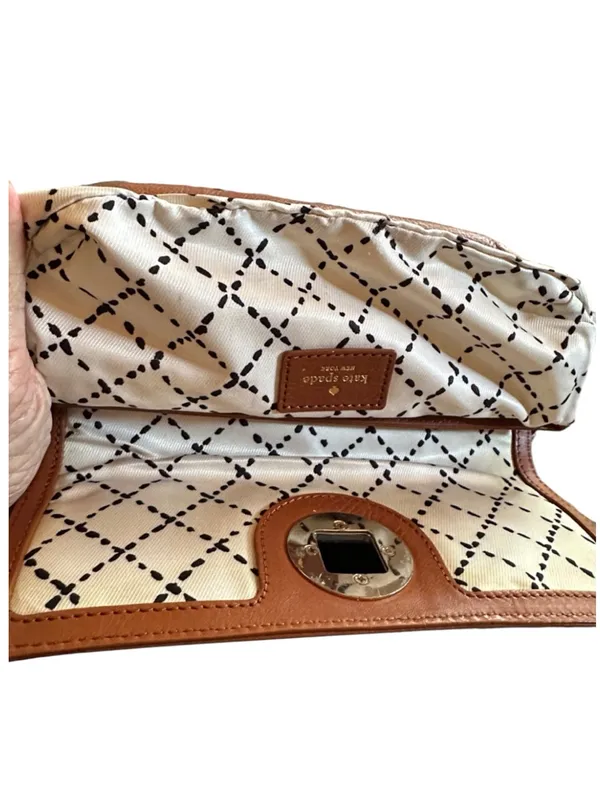 kate spade Christie Street Evan Saddle Leather Wristlet Clutch - Image 9