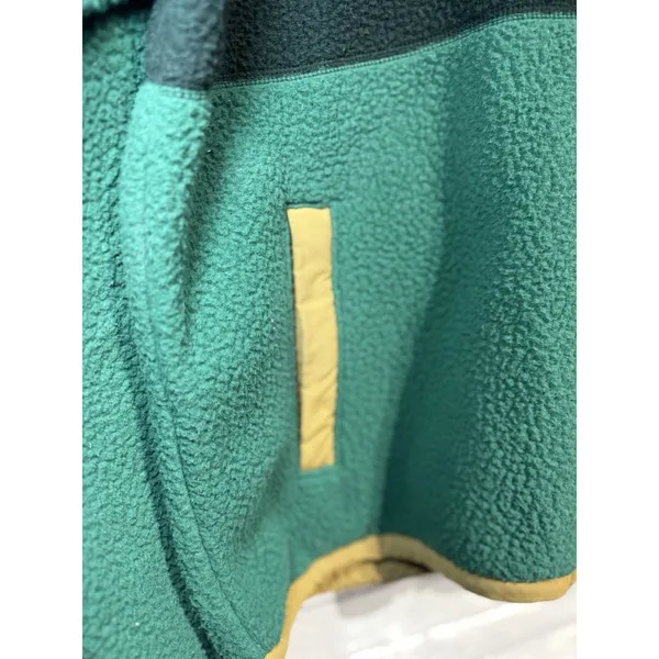 The North Face Full zip Hooded Color Block Sherpa Jacket SZ M Women Brown Tab - Image 4