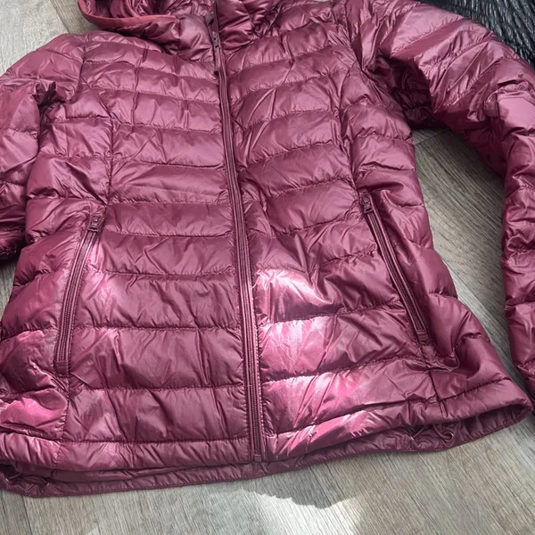 Aritzia TNA Purple Down Packable‎ Botanie Puffer Jacket XS - Image 6