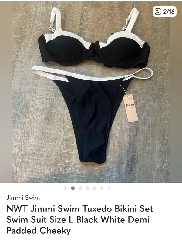 Jimmi swim bikini Black - Image 3