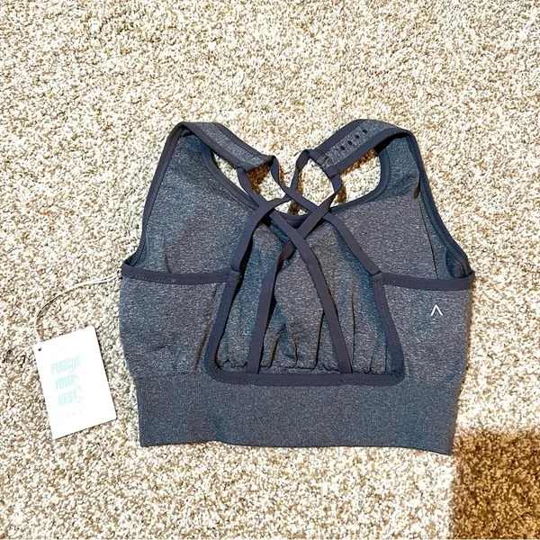 NWT Acta Seamless 2.0 Bra Grey Size Medium - Image 2