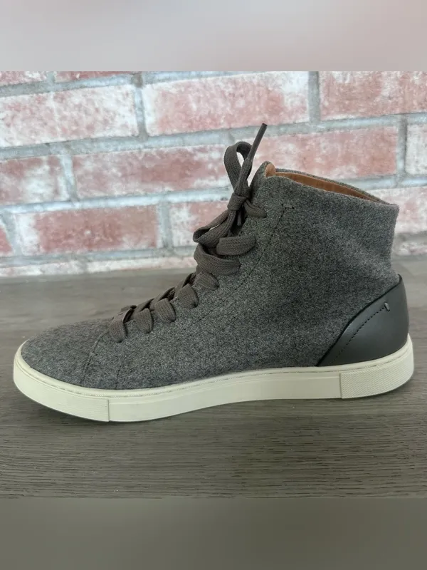 Frye Ivy High Top Shoes Sneakers Women’s 9 Gray Wool Classic Casual - Image 3
