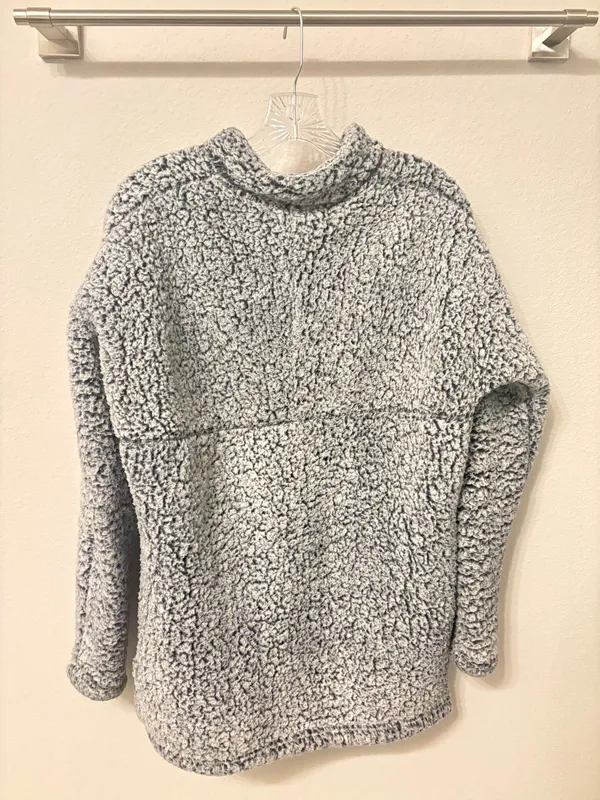Sherpa Jacket Gray Size M - Image 2