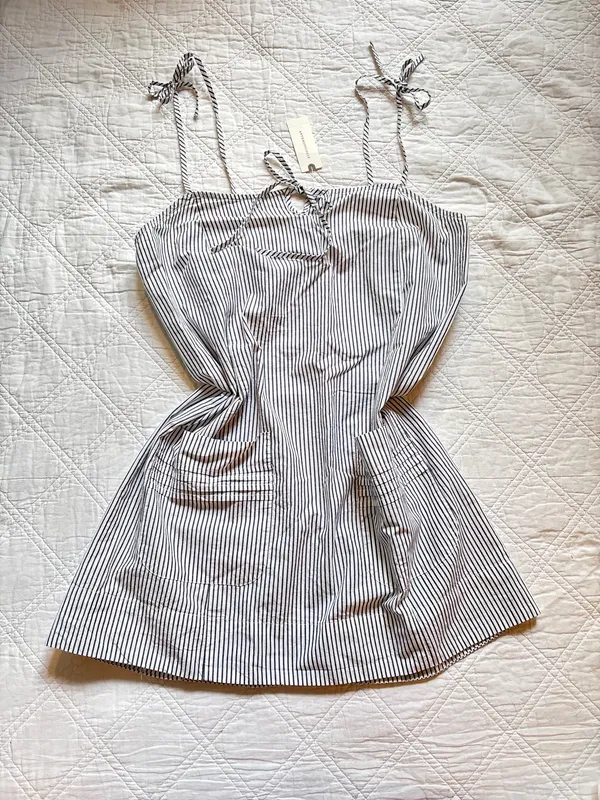 Anthropologie Striped Shift Mini Dress - Image 5
