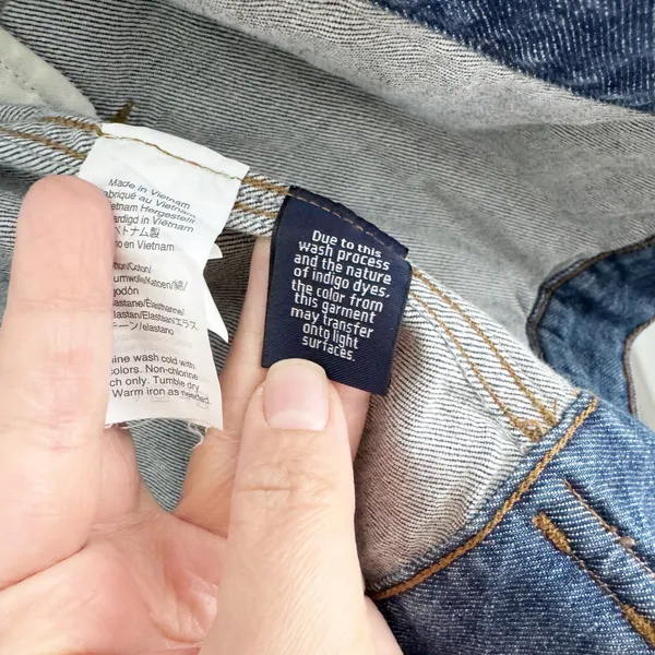 Madewell The Shrunken Stretch Jean Denim Jacket Classic Style Layering Blue S - Image 10