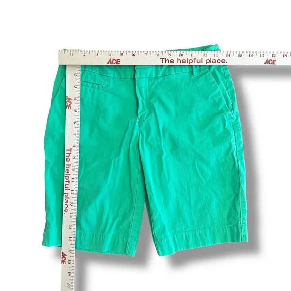Patagonia Women’s‎ Shorts 0 Green Organic Cotton Blend Bermuda Casual Summer - Image 5