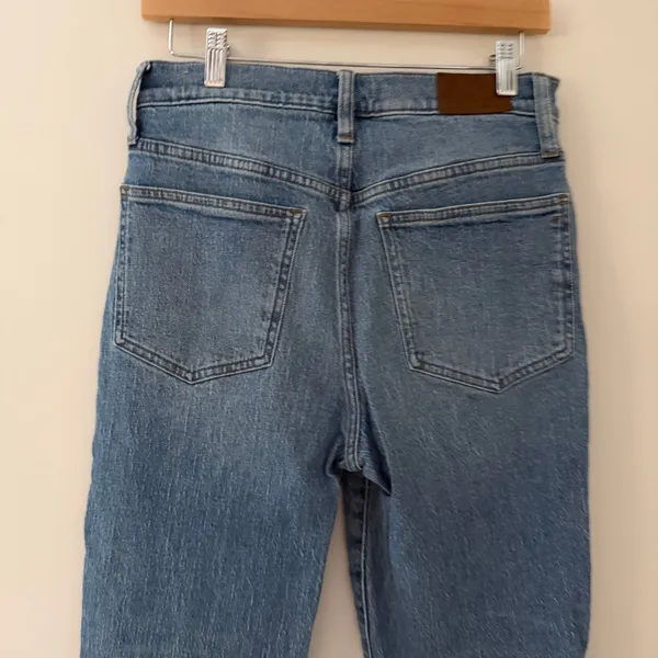 Madewell The Perfect Vintage Jean High Rise Raw Hem Blue Women 28 - Image 5