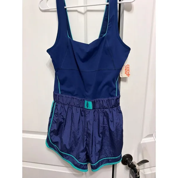 Free People Movement grape one piece track suit OB2234029 L - Image 6