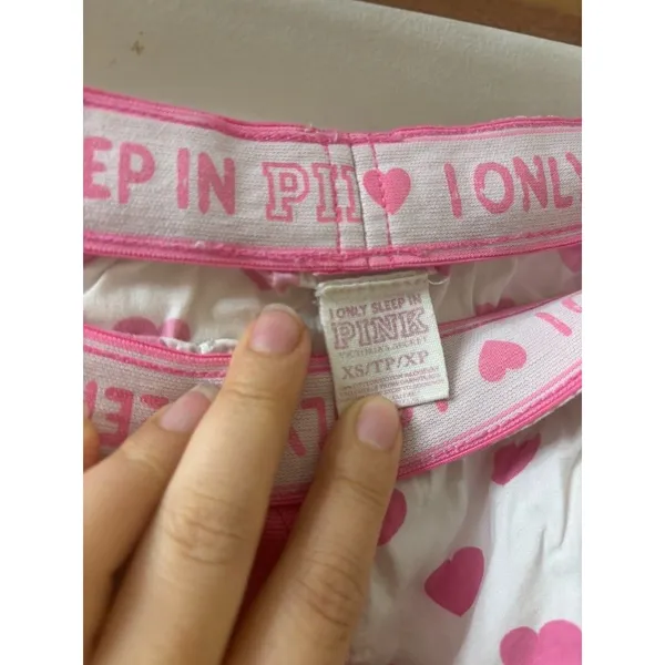 Victoria's Secret PINK SWEET HEART PRINT “CALL ME BABY” SLEEP drawstrings PAJAMA PANTS - Image 3