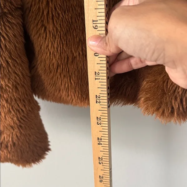 Free People Women's Faux Fur Mena Coat Boho Romantic Timeless Classic - Image 8