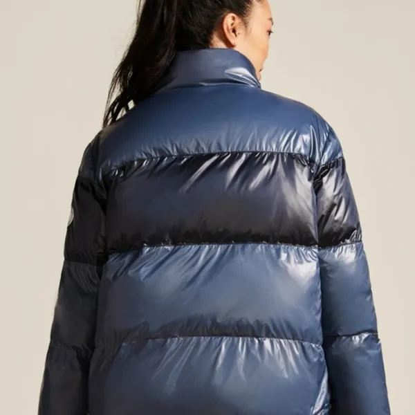 Alo NEW peloton colorblock puffer jacket winter ski coat s - Image 3