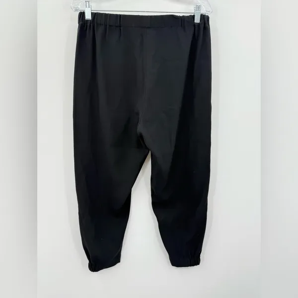 Aritzia‎ Babaton Dexter Ankle Jogger Pants Black Fine Japanese Fabric Size Large - Image 4