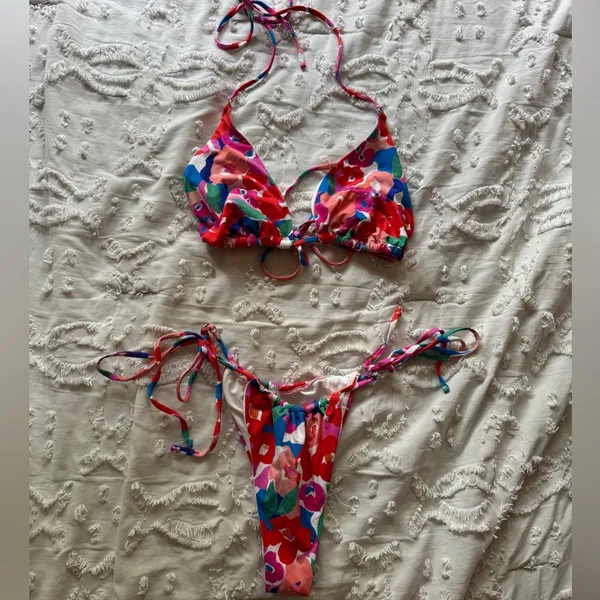 Garage S COLORFUL BIKINI SET TOP AND BOTTOM - Image 4