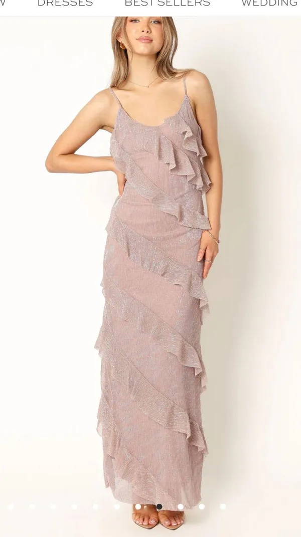 Petal & Pup Maxi Ruffle Dress - Image 2