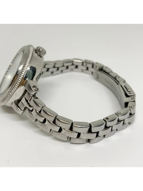 Fossil Quartz women date Watch AM4352 Bridgette all Stainless Steel 28mm running - Image 3
