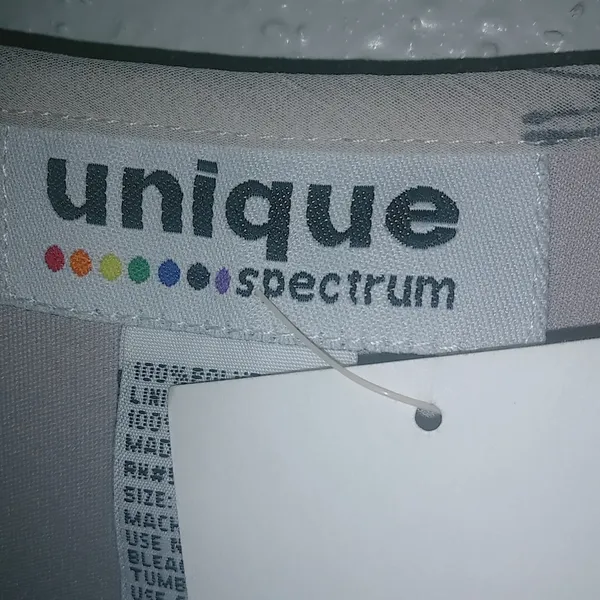 Unique Spectrum XL Fairy Pink Soft Floral Satin Ribbon Trim Tie Top - Image 10