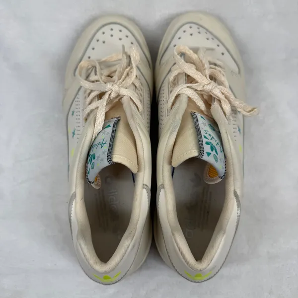 Adidas Rivalry Low Sneakers‎ Off White Cream Star Print Retro Leather Shoes 10 - Image 6