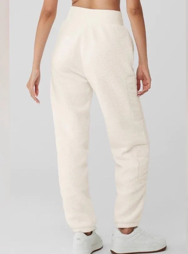 Alo Sherpa High Waist Sweatpants Size Small - Image 2