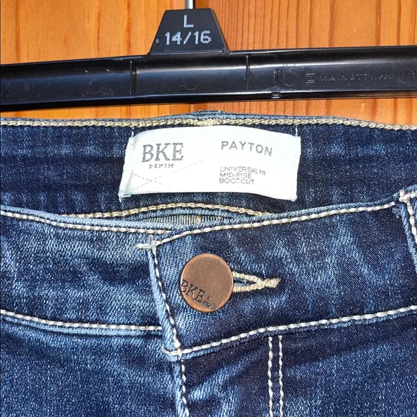 BKE Dark Blue jeans Payton jeans bootcut darker women’s jeans size 32x35 1/2 - Image 5