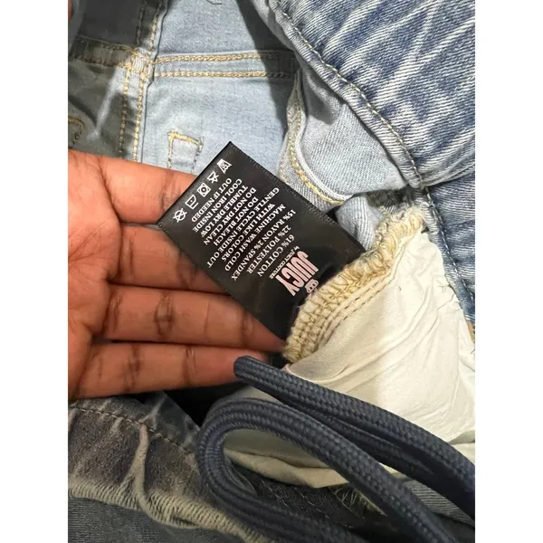 Juicy Couture NWT Women Size 4 Light Blue Hollywood Skinny Elastic Pull On Jeans - Image 9
