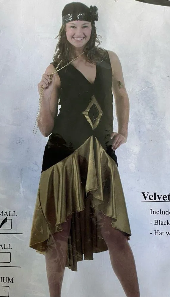 Flapper Halloween Costume Size XS - Image 2