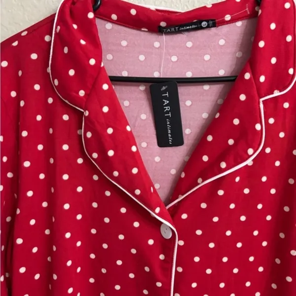 NWT Tart‎ red pajama top - Image 2