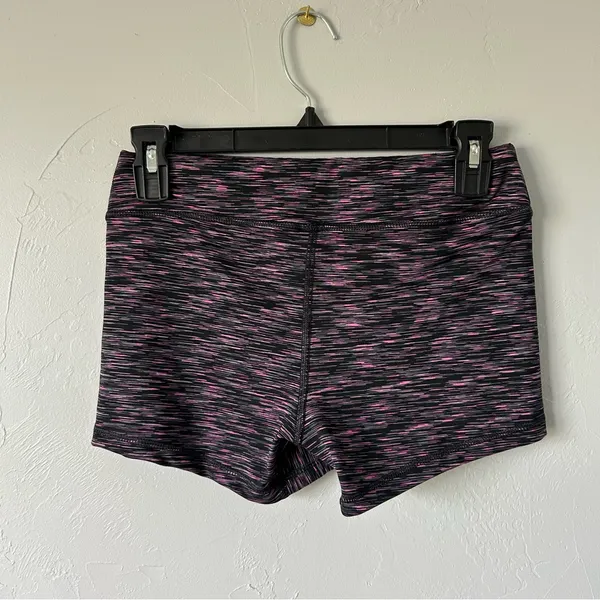 Fleo Purple Black Heathered Original OG Shorts Small Gym Workout - Image 5