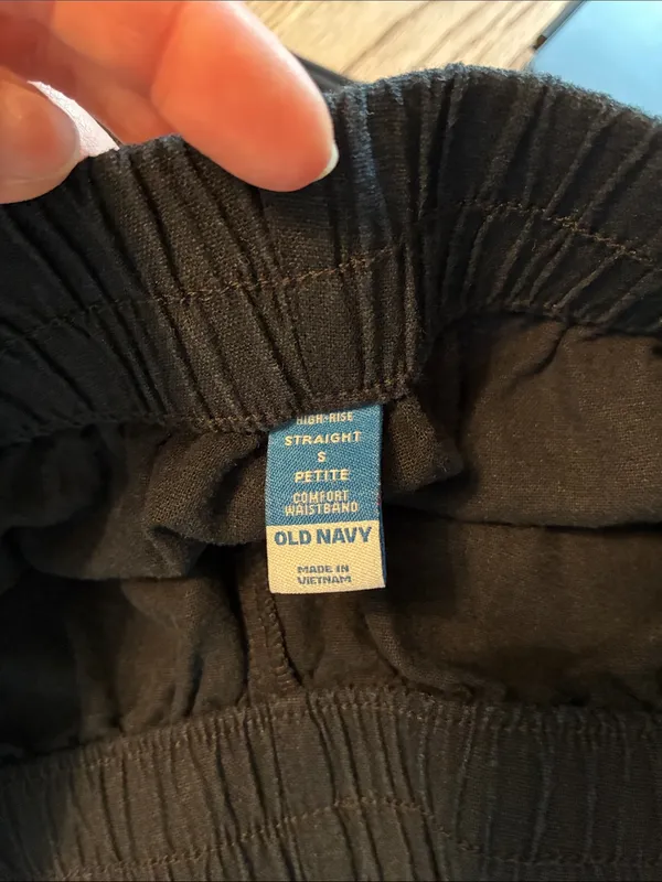 Old Navy linen blend straight leg pants - Image 4