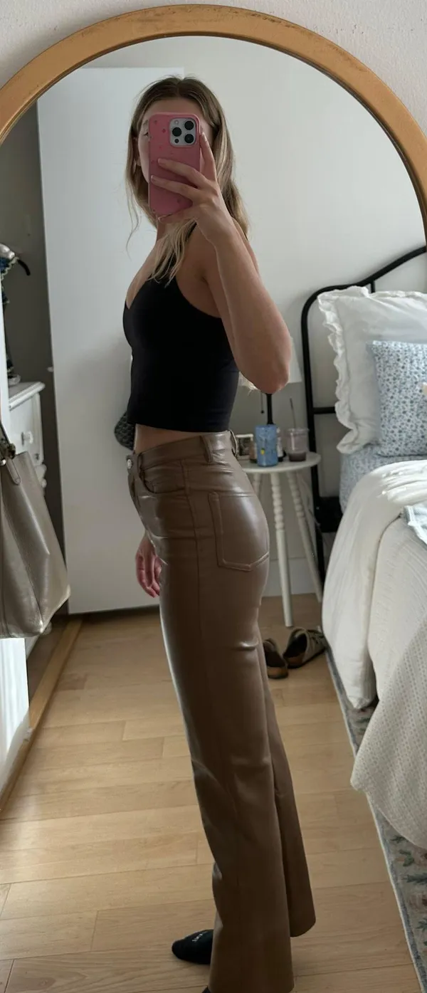 Aritzia Wilfred Melina Leather Pants - Image 2