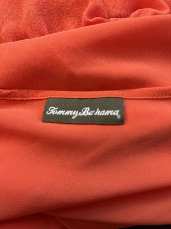 *Tommy Bahama Sheer Maxi Swim Cover-Up Womens S? Orange Beach Resort Travel - Image 5