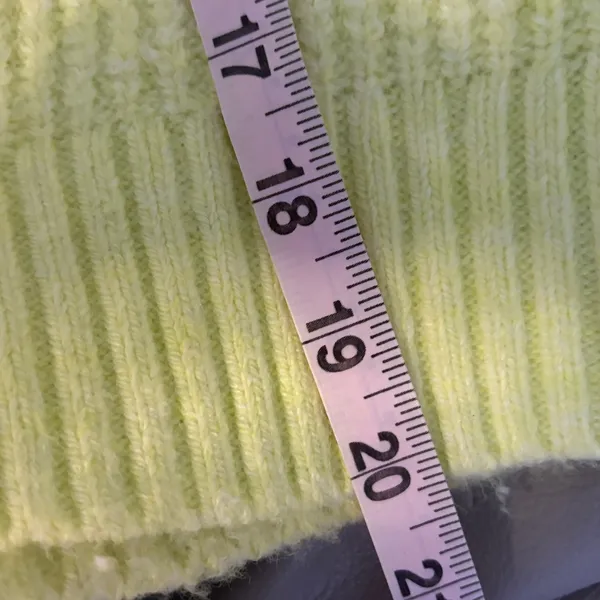 American Eagle Bright Citron Crewneck Sweater Yellow Sz M - Image 10