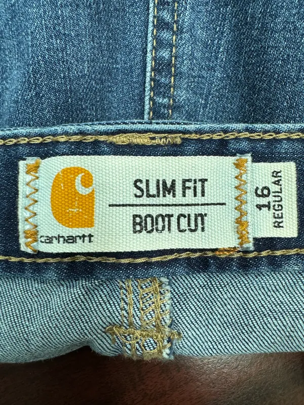Carhartt Slim Fit Layton Boot Cut Women’s Jeans Size 16 - Image 5