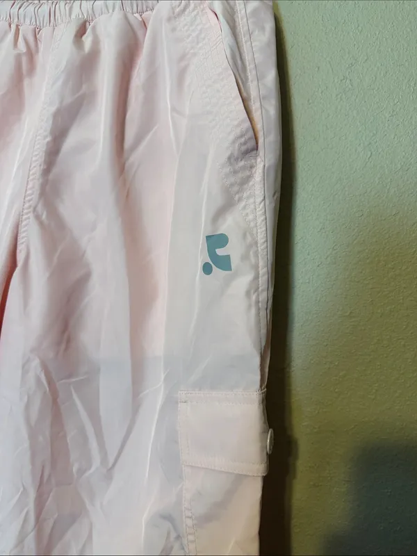 Rest&‎ Recreation Pink Wide Cargo Pants Size Small NWT - Image 5