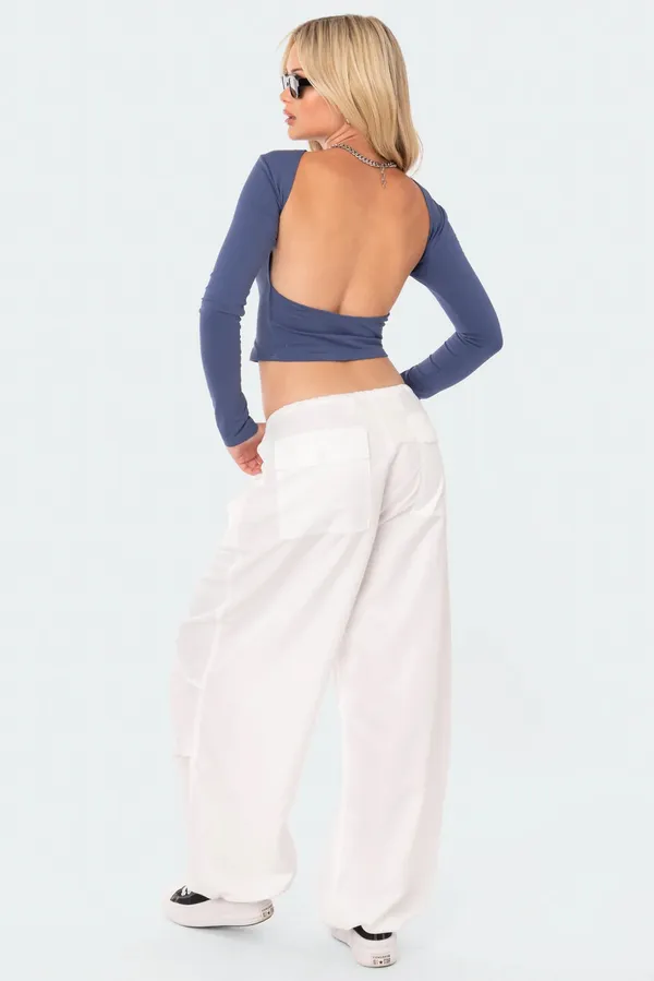 Edikted Cargo Pants - Image 3