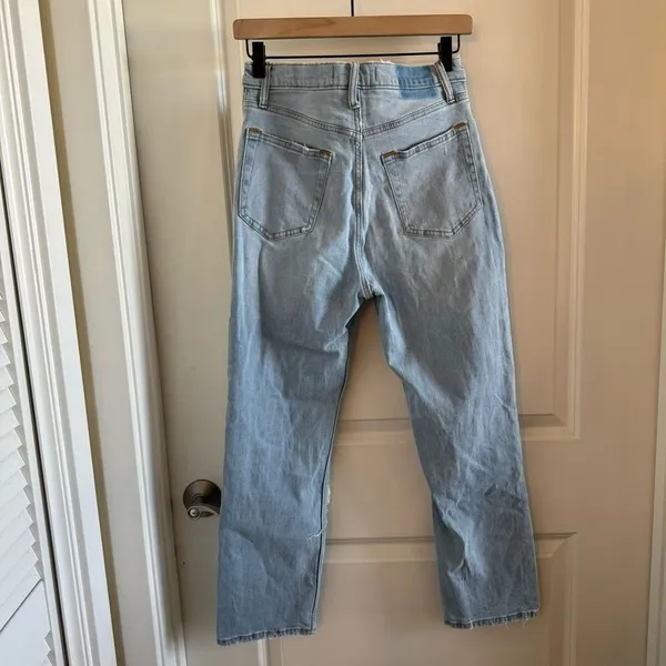 Abercrombie Curve Love Ankle Straight Ultra High Rise Jeans - Image 3