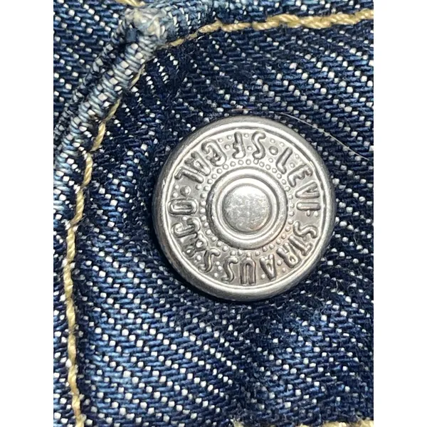 Levi's Women's Blue High Waisted Straight Wide Leg Denim Jeans Pants Size 29 - Image 3