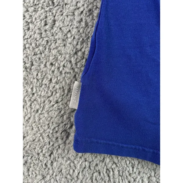 Nike Dri Fit T Shirt‎ Women M Blue Cotton Graphic Retro y2k 90s Sporty Twee - Image 6