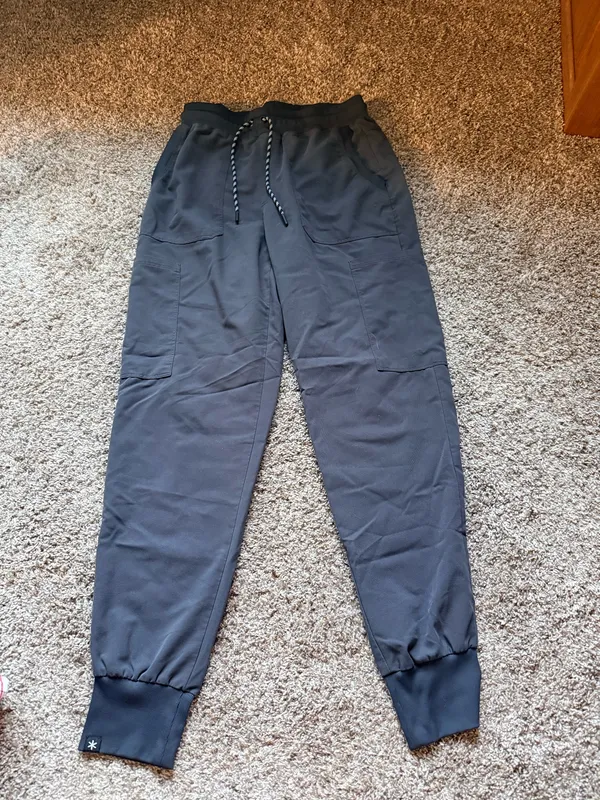 Beyond Scrubs Grey Jogger Pants Gray - Image 2