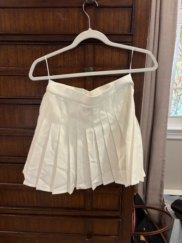 Princess Polly White Pleated Mini Skirt - Image 2
