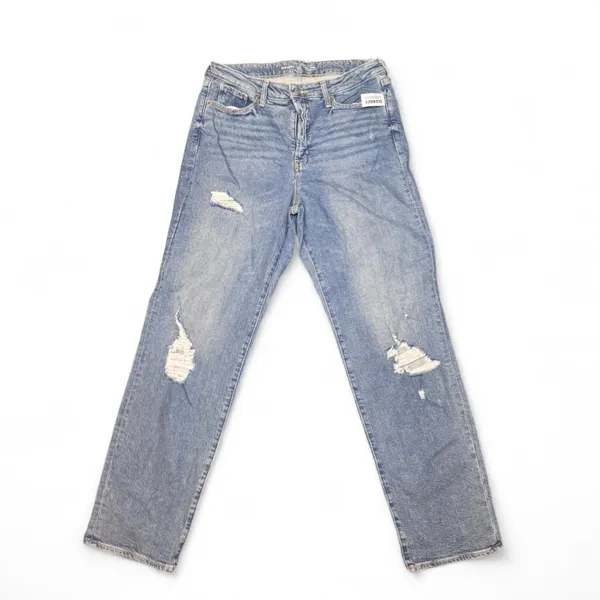 Old Navy OG Loose Jeans 14 Tall High Rise NWT Distressed Straight 34.5 Inseam - Image 8