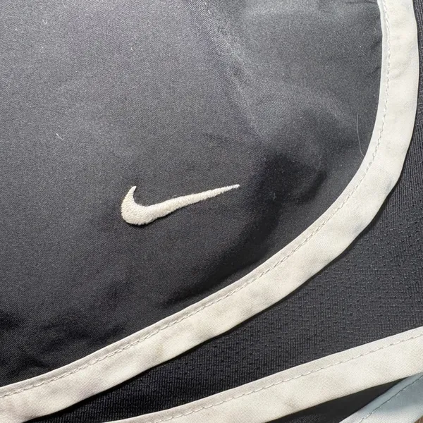 Nike Women's Tempo‎ Running Shorts Black White Small Dri-FIT Lined Active - Image 2