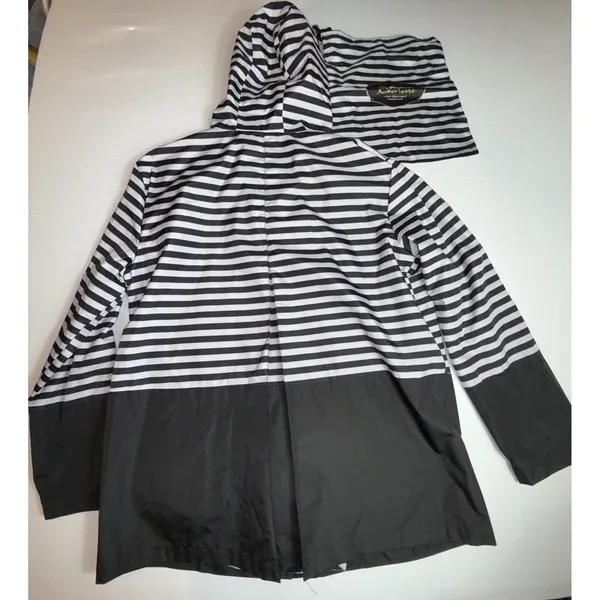 Gameday Couture Parka Jacket Texas A&M‎ Women Black White Stripe NWT Size M - Image 7