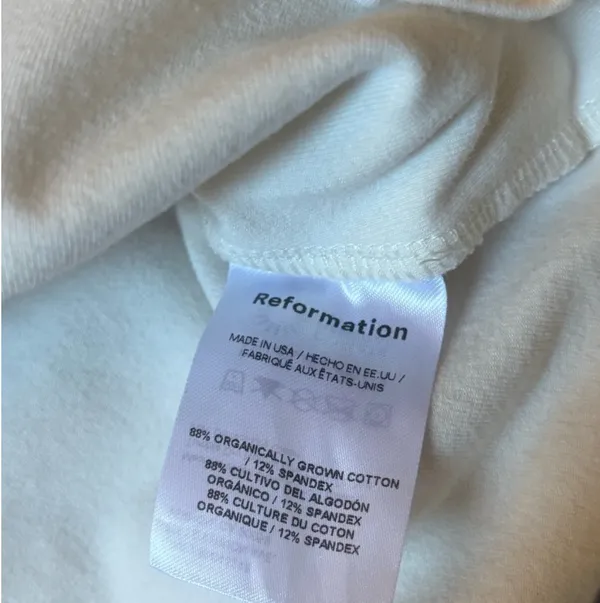Reformation Sweetheart Neckline Top - Image 6