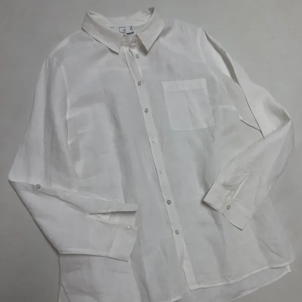 Meraki moon Button Down Linen Tunic - Image 6
